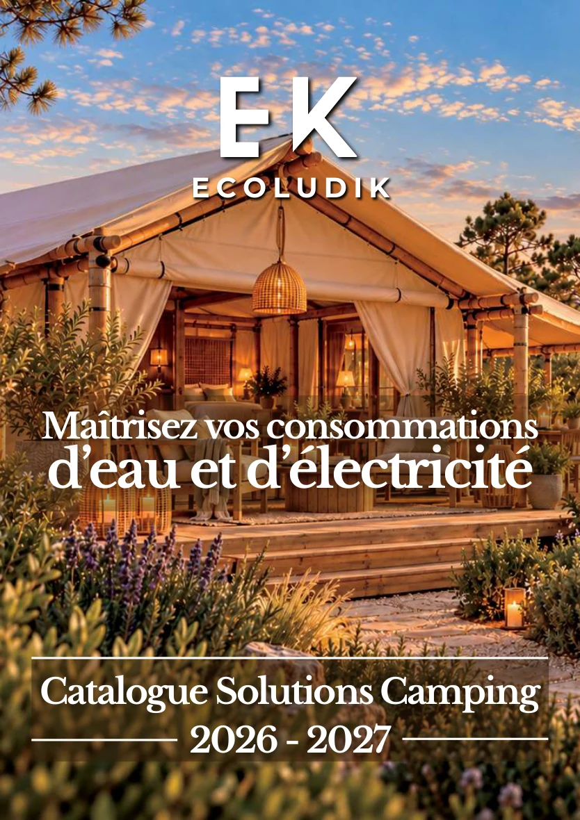 Couverture officielle du Catalogue Solutions Camping EcoludiK 2026–2027